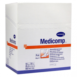 Medicomp Extra 7.5x7.5cm sterile